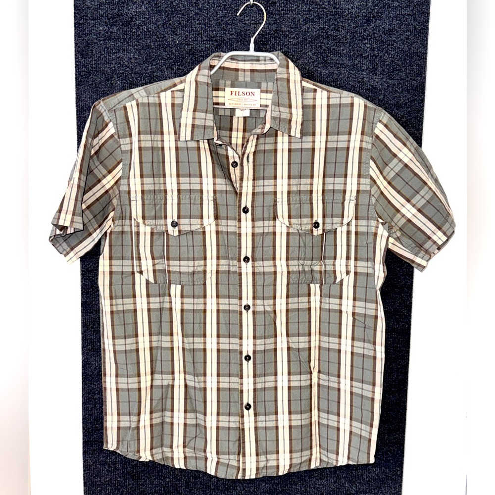 Filson feather cloth shirt size small